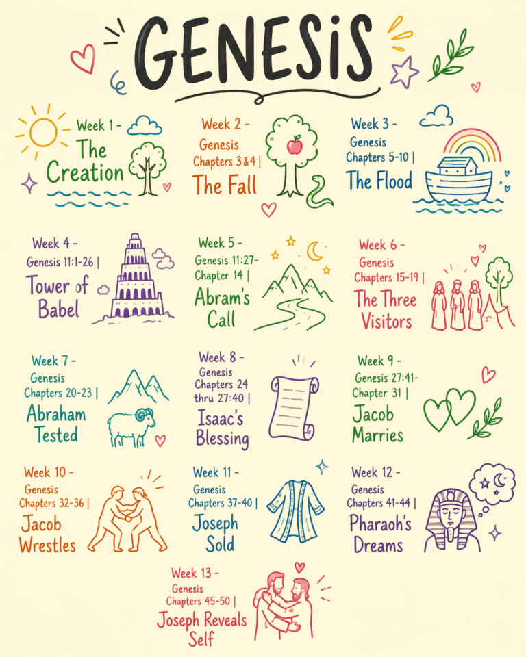 Genesis Bible Study Workbook PDF : Verse by Verse Guide – Coffee and ...