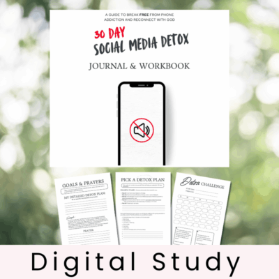 30-Day Social Media Detox: Journal and Workbook