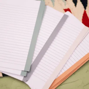 Lined Paper Refill - 4 colors