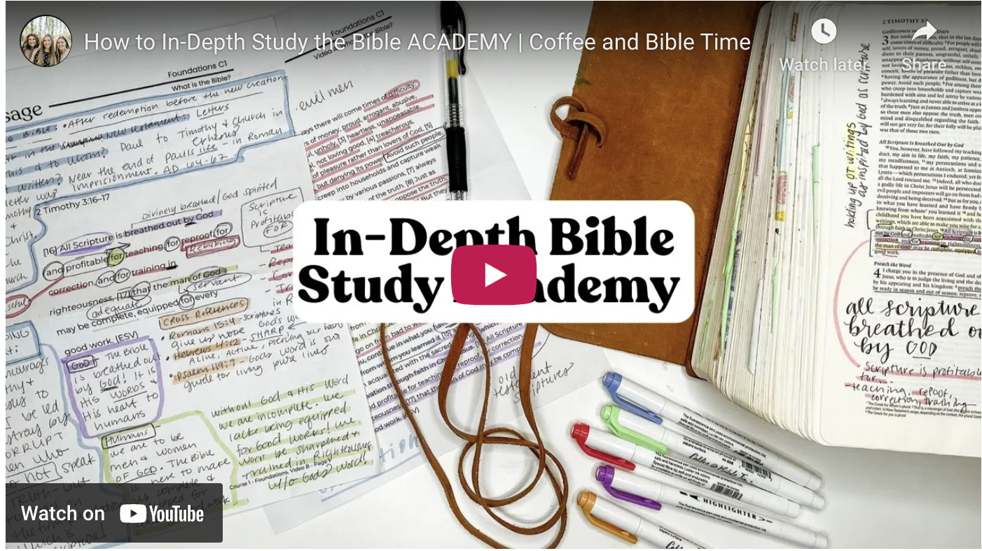 Academy 3 Bible Study Academy Video Thumbnail