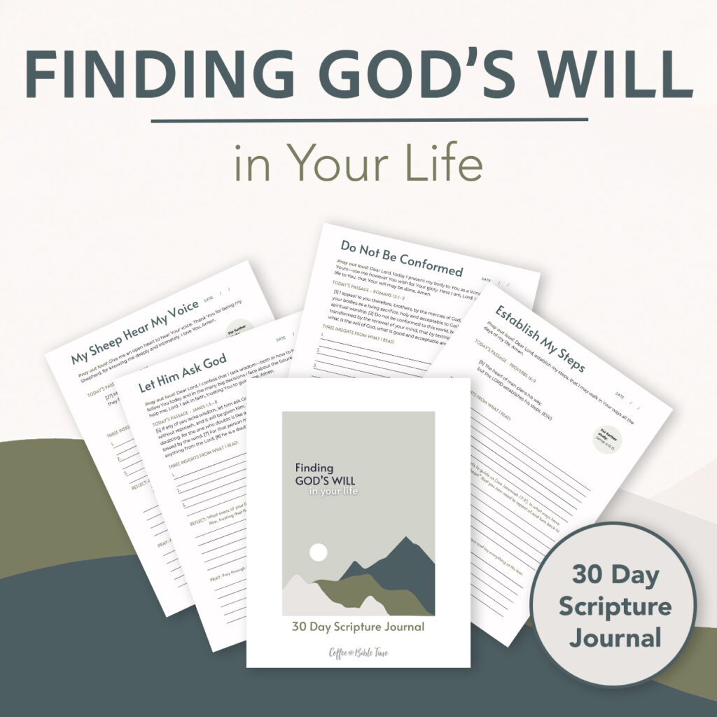 Finding God’s Will in Your Life: 30-Day Purposeful Scripture Journal