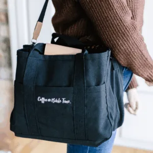 Canvas Tote Bag - Black - Image 2