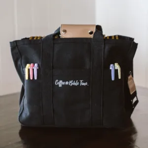 Canvas Tote Bag - Black - Image 1