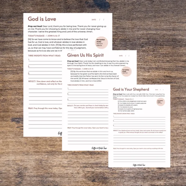 Finding Peace in Scripture - 30 Day Scripture Journal for Anxiety