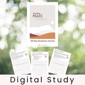 Finding Peace in Scripture - 30 Day Scripture Journal for Anxiety - Image 1