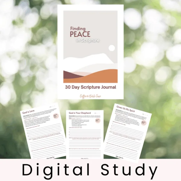 Finding Peace in Scripture - 30 Day Scripture Journal for Anxiety