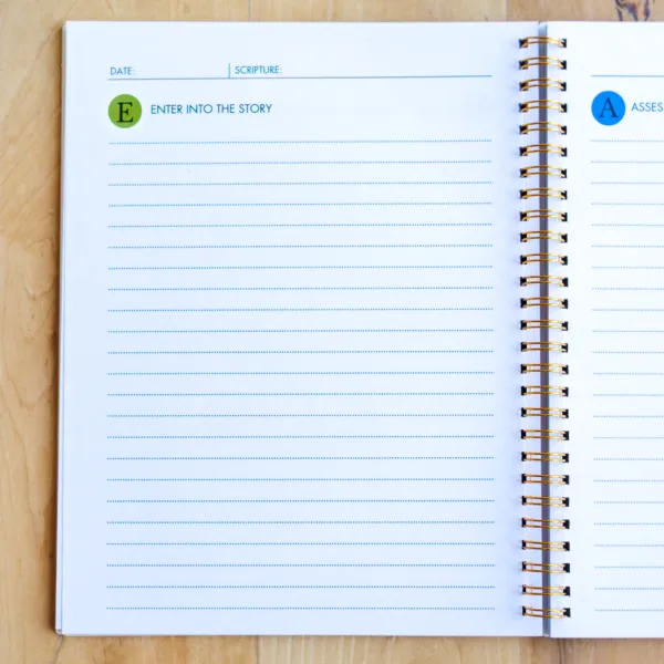 EASY Bible Study Method Journal | Guided Bible Study Notebook