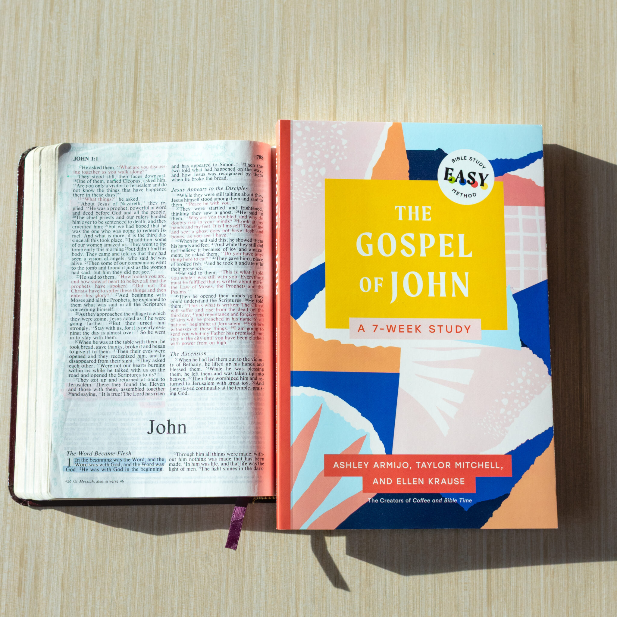 The Gospel of John Bible Study | 7-Week EASY Study Guide Book – Coffee ...