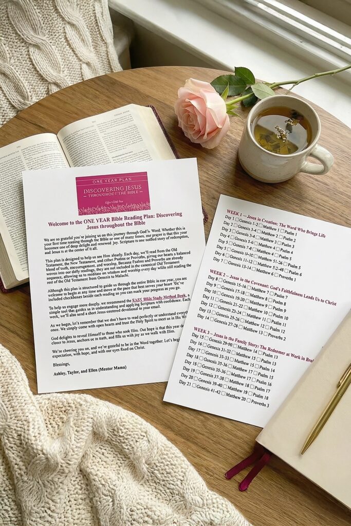 One Year Bible Reading Plan Discovering Jesus Throughout the Bible