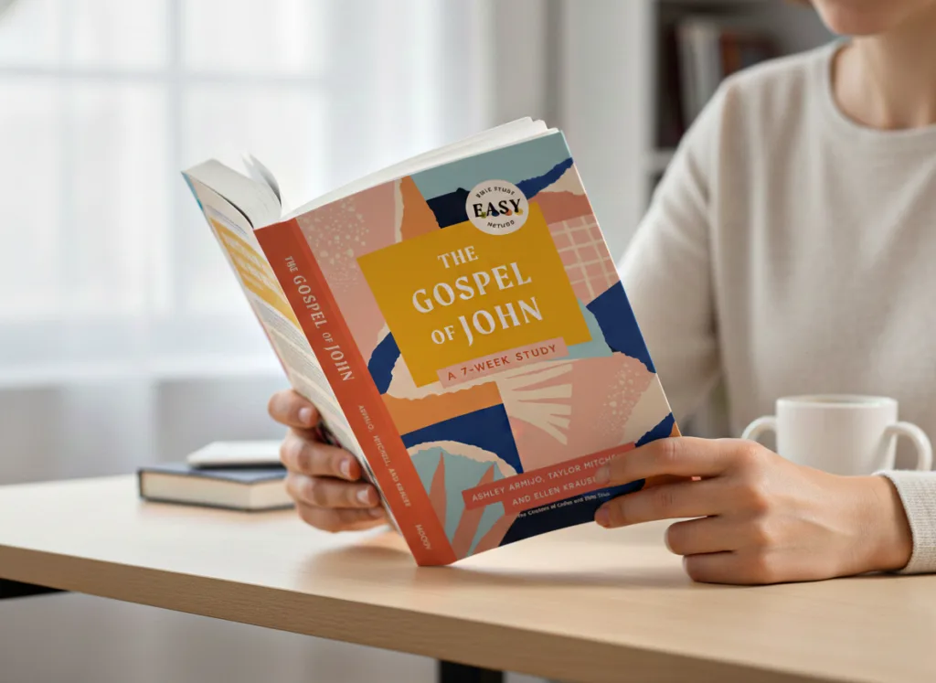 Book Cover for The Gospel of John Bible Study a 7-week study using the EASY Bible Study Method.