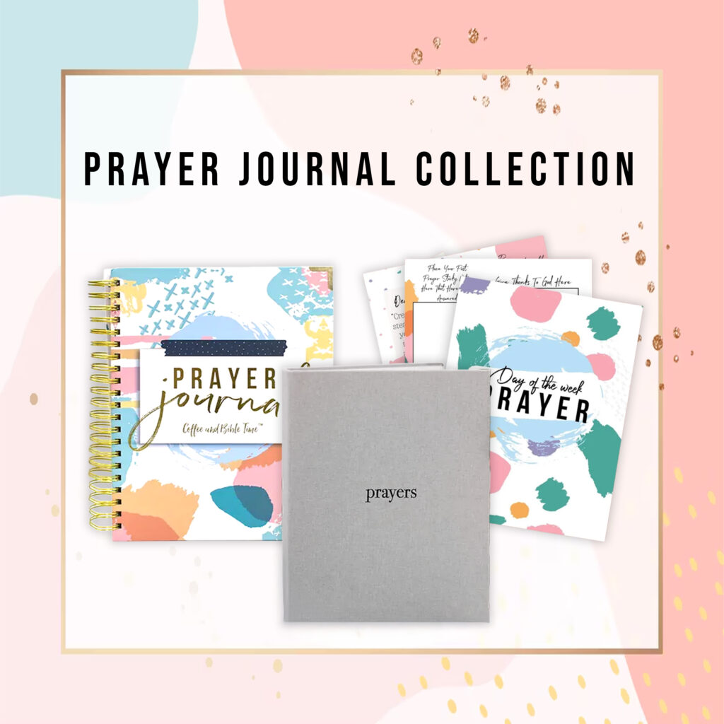 Prayer Journal Collection for Coffee and Bible Time Great tools for daily quiet time