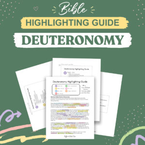 Deuteronomy Highlighting Guide