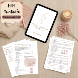 Psalms Devotional PDF Printable