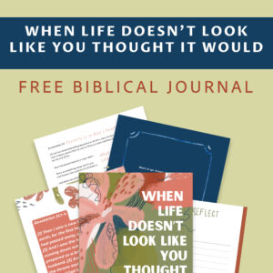 FREE Biblical Seasons of Life Journal: When Life Doesn’t Look Like You Thought It Would