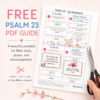 Psalm 23 Explained: FREE Beautiful Psalm 23 Guide – Coffee and Bible Time