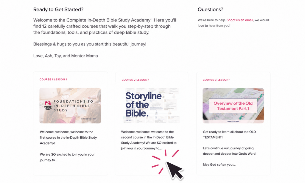 In Depth Bible Study Academy