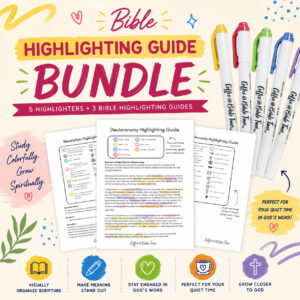 Bible Study Highlighting Bundle
