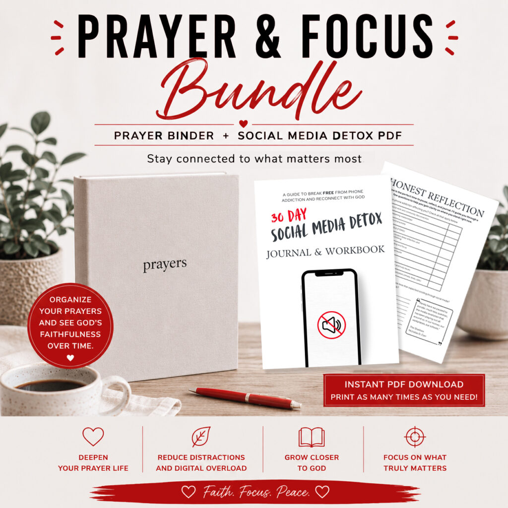 Prayer and Focus Prayer Binder Bundle