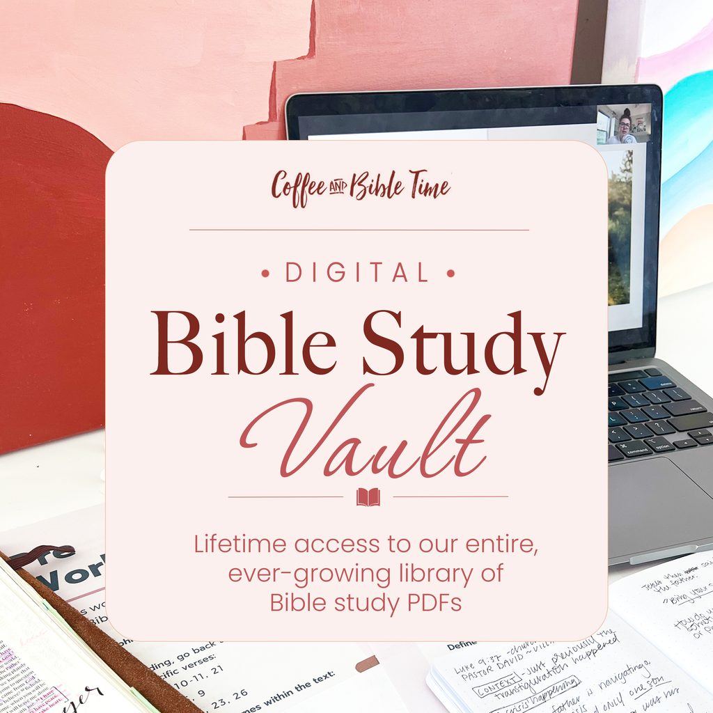 Printable Bible study guides for women the Coffee and Bible Time Digital Bible Study Vault