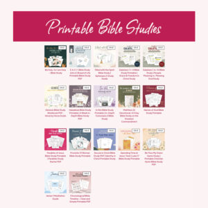 Digital Bible Study Vault: Printable Bible Study Guides for Women - Image 2