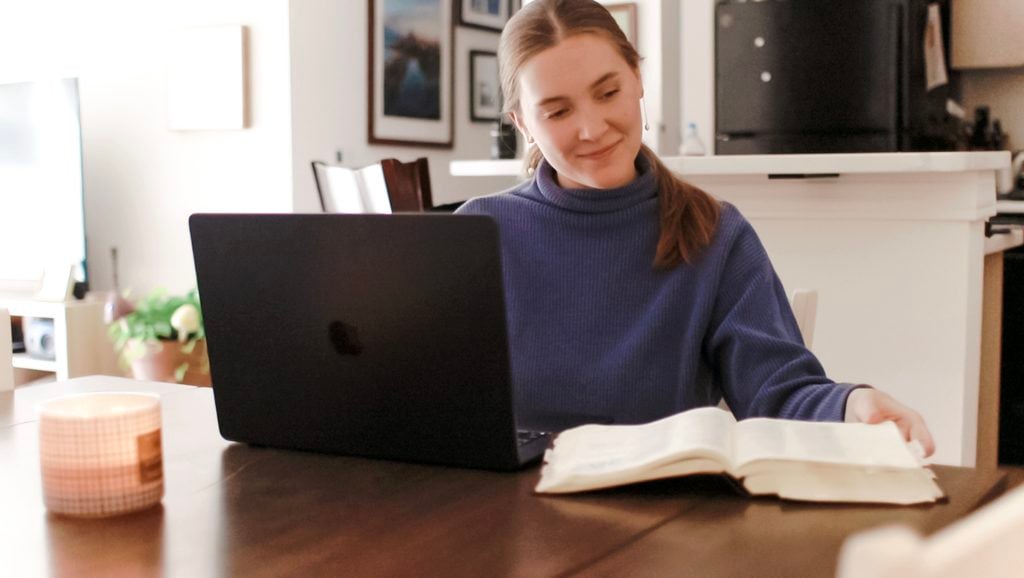 Woman on laptop