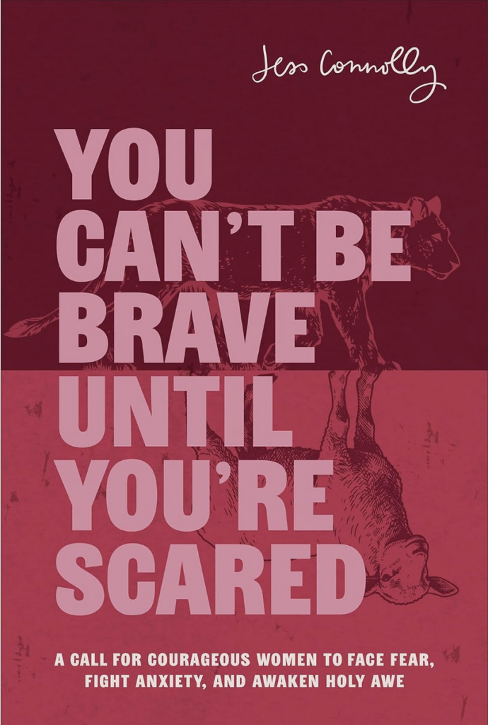 Cover of You Can't Be Brave Until You're Scared: A Call for Courageous Women to Face Fear, Fight Anxiety, and Awaken Holy Awe by Jess Connolly